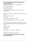 NYS EMT EXAM PRACTICE TEST #1 Questions solved (Latest 2023) Rated A+