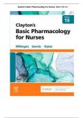 Clayton's Basic Pharmacology for Nurses: Test 1 Ch 1-5 233Terms with Definite Solutions Update 2023.  