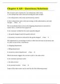 Chapter 4 AIS – Questions/Solutions