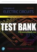 Test Bank For Principles of Electric Circuits: Conventional Current Version 10th Edition All Chapters - 9780137408993