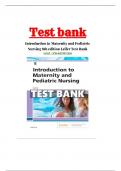 TEST BANK FOR INTRODUCTION TO MATERNITY AND PEDIATRIC NURSING 8TH EDITION LEIFER ALL CHAPTERS COVERED