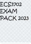 ECS3702 EXAM PACK 2023