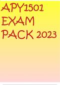 APY1501 EXAM PACK 2023