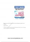 Essential Health Assessment 2nd Edition Thompson Test Bank Chapter 15. Assessing the Peripheral Vascular System and Regional Lymphatic System