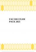 FAC1501 EXAM PACK 2023