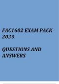 Elementary Financial Accounting and Reporting(EXAM PACK 2023)