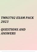 TMN3702 Exam pack 2023