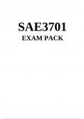 SAE3701 EXAM PACK 2025