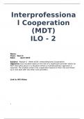 Module 4, ILO 2 Interprofessional Collaboration/IPO (rated 6.4)