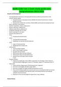 NURS 5220 Test 1 Exam study guide-very  comprehensive-2023-2024