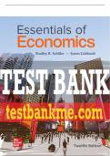 Test Bank For Essentials of Economics, 12th Edition All Chapters - 9781264122103