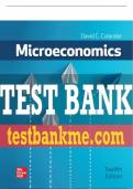 Test Bank For Microeconomics, 12th Edition All Chapters - 9781266477690