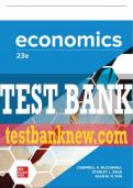 Test Bank For Economics, 23rd Edition All Chapters - 9781266675522