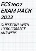 ECS2602 EXAM PACK 2023