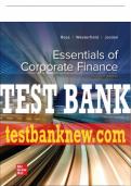 Test Bank For Essentials of Corporate Finance, 11th Edition All Chapters - 9781264101573