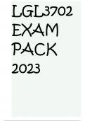 LGL3702 EXAM PACK 2023