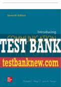 Test Bank For Introducing Communication Theory: Analysis and Application, 7th Edition All Chapters - 9781260254099