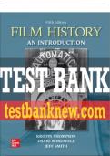 Test Bank For Film History: An Introduction, 5th Edition All Chapters - 9781260837476