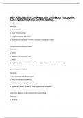 A&P Allied Health Cardiovascular Unit-Exam Preparation Exam Questions With Correct Answers 