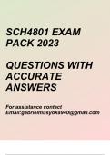 SCH4801 Exam pack 2024