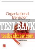 Test Bank For Organizational Behavior: A Practical, Problem-Solving Approach, 3rd Edition All Chapters - 9781260075076