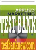 Test Bank For Applied Marketing, 2nd Edition All Chapters - 9781119690566