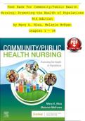 TEST BANK For Community/Public Health Nursing: Promoting the Health of Populations 8th Edition by Mary A. Nies, Melanie McEwen | Verified Chapter's 1 - 34 | Complete