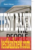 Test Bank For We The People, 15th Edition All Chapters - 9781265026684