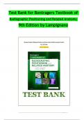 TEST BANK For Bontragers Textbook of Radiographic Positioning and Related Anatomy 9th Edition by Lampignano | Complete Chapter's 1 - 20 | 100 % Verified