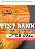 Test Bank For The Shelly Cashman Series® Microsoft® 365® & Office® 2021 Intermediate - 1st - 2023 All Chapters - 9780357676837