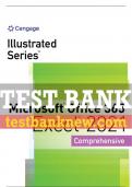 Test Bank For Illustrated Series® Collection, Microsoft® Office 365® & Excel® 2021 Comprehensive - 1st - 2023 All Chapters - 9780357675106