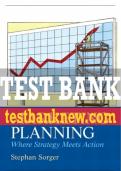 Test Bank For Marketing Planning 1st Edition All Chapters - 9780132544702