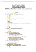 ETHICS 445 HESI A2 V2 Exam Questions with Answers (All Correct)