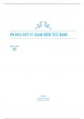 PN HESI EXIT V1 EXAM 2020 TEST BANK