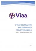 Preventieve Zorg, Blok 2, Leerjaar 2, Viaa, HBO v