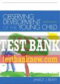 Test Bank For Observing Development of the Young Child 8th Edition All Chapters - 9780132867566