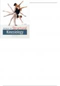 Manual Of Structural Kinesiology 19th Edition - Test Bank