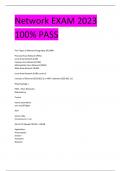 Network EXAM 2023  100% PASS