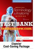 Test Bank For Medical Terminology & Anatomy for Coding, 4th - 2021 All Chapters - 9780323722360