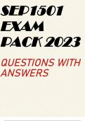 SEP1501 EXAM PACK 2023