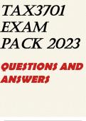 TAX3701 EXAM PACK 2023