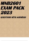 MNB2601 EXAM PACK 2023