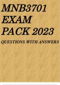 MNB3701 EXAM PACK 2023