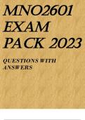 MNO2601 EXAM PACK 2023