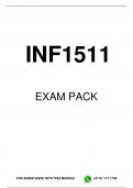 INF2611 EXAM PACK 2024