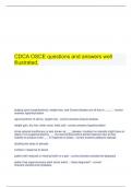  CDCA OSCE questions and answers well illustrated.