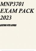 MNP3701 EXAM PACK 2023