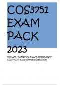 COS3751 LATEST EXAM PACK 2023