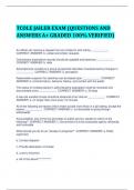 TCOLE JAILER EXAM (QUESTIONS AND ANSWERS A+ GRADED 100% VERIFIED)
