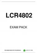 LCR4802 EXAM PACK 2023